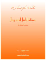 Joy and Jubilation Orchestra sheet music cover